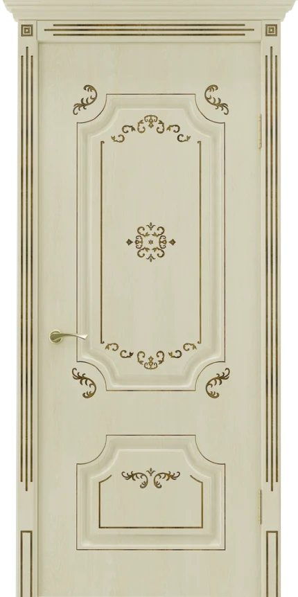 міжкімнатні двері мартен глуха дуб крем