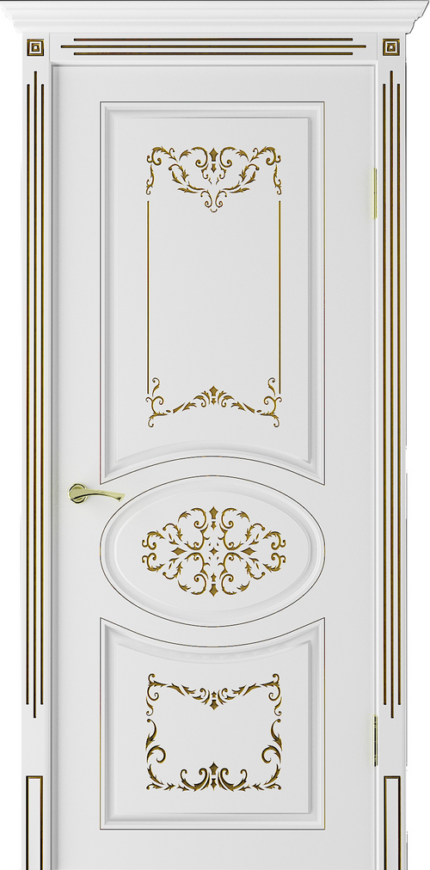 міжкімнатні двері Сильвія_глуха_біла