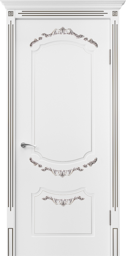 міжкімнатні двері Венеція_глуха_біла
