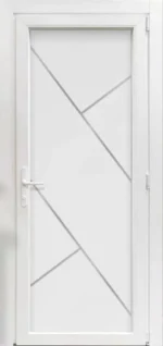 пластикові двері 23 білий