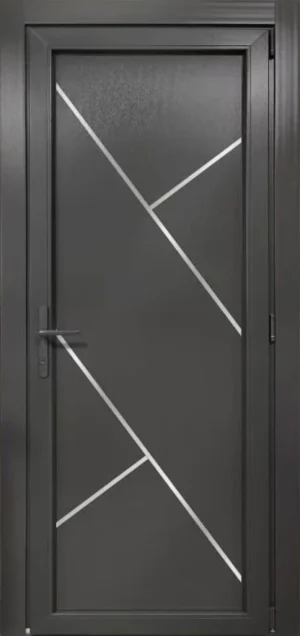 пластикові двері 23 базальт