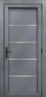 пластикові двері 32 антрацит