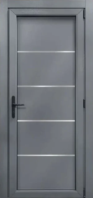 пластикові двері 32 антрацит